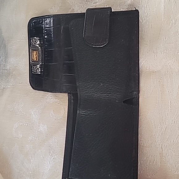 Brighton Black Leather Card Wallet - Picture 4 of 5